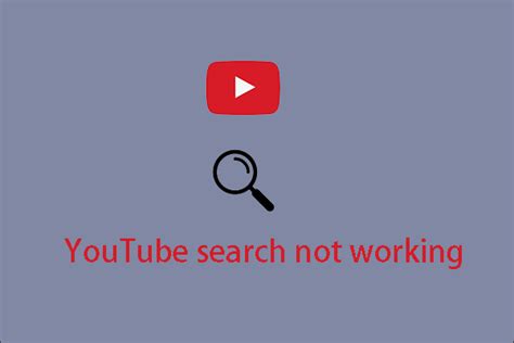 How To Fix YouTube Search Not Working .